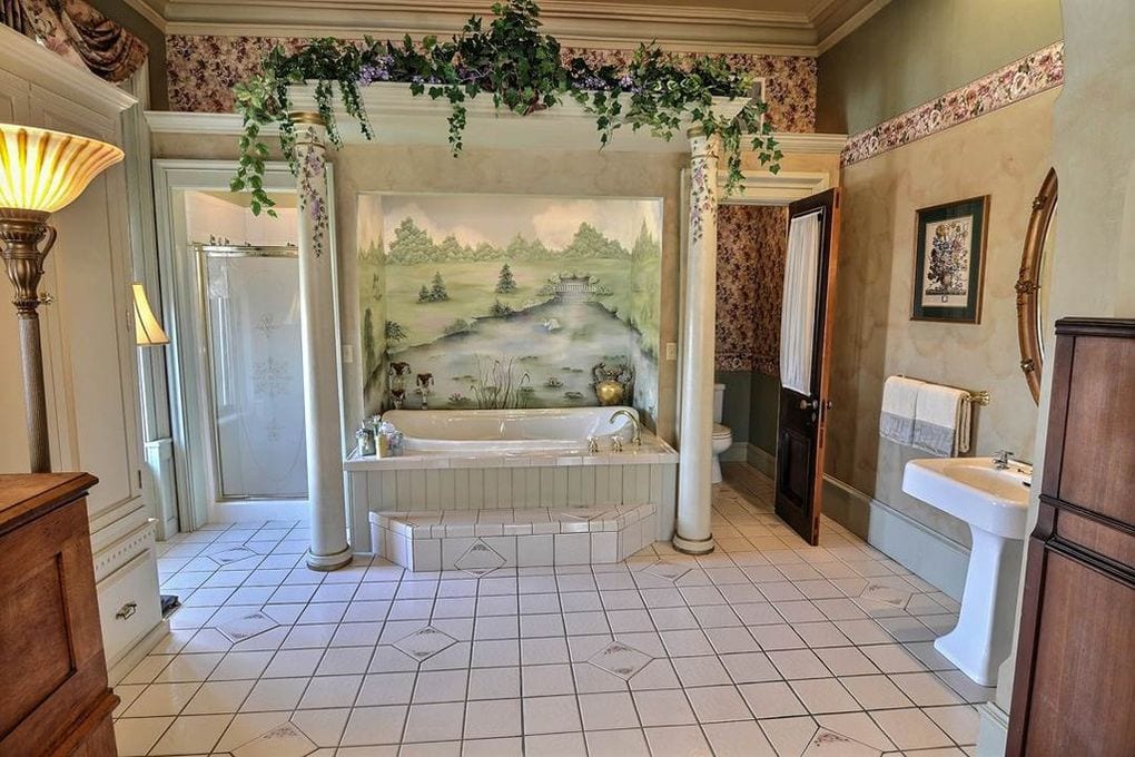 relax in this romanesque inspire bath at the lafayette loeb house inn